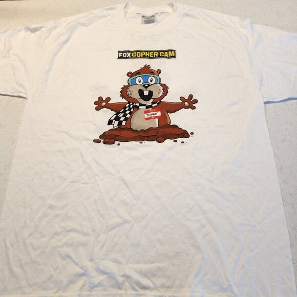 Nascar Chase Authentics Fox Gopher Cam T-shirt Vintage Y2K Mens‎ Size XL EUC - Picture 3 of 9